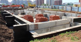 Фундаменты промышленных зданий в Ржеве цена от 24958 руб. -  заказать строительство фундамента промздания под стальные колонны